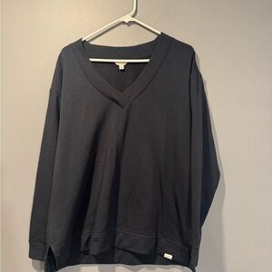 Orvis Men's Dark Gray V-Neck Sweater